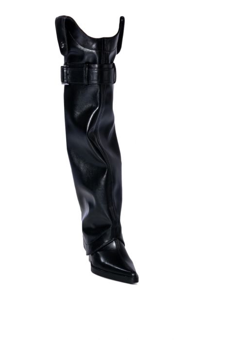 AZALEA WANG MATTY 2 IN 1 BOOT IN BLACK