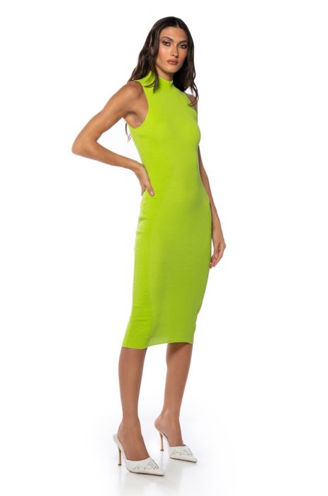 BESOS MIDI DRESS IN LIME