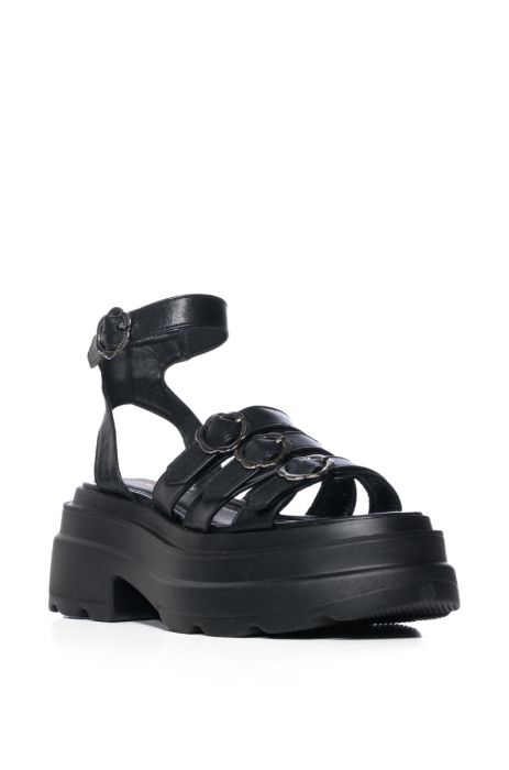 JAM OUT CHUNKY SANDAL IN BLACK