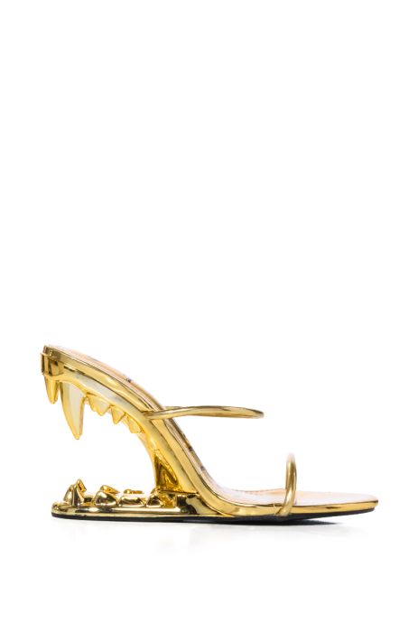 KADIN GOLD TEETH SANDAL, TEETH