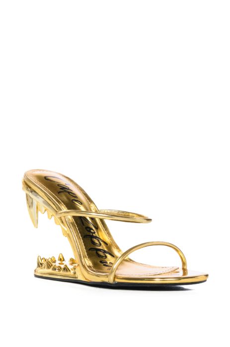 KADIN GOLD TEETH SANDAL, TEETH