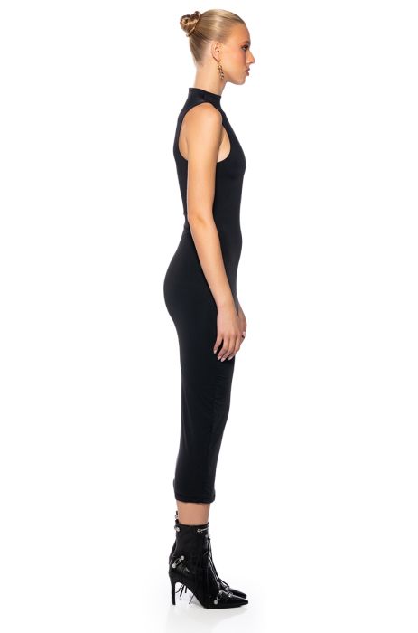 LIKE BUTTER MAXI DRESS IN BLACK, CHOCOLATE
