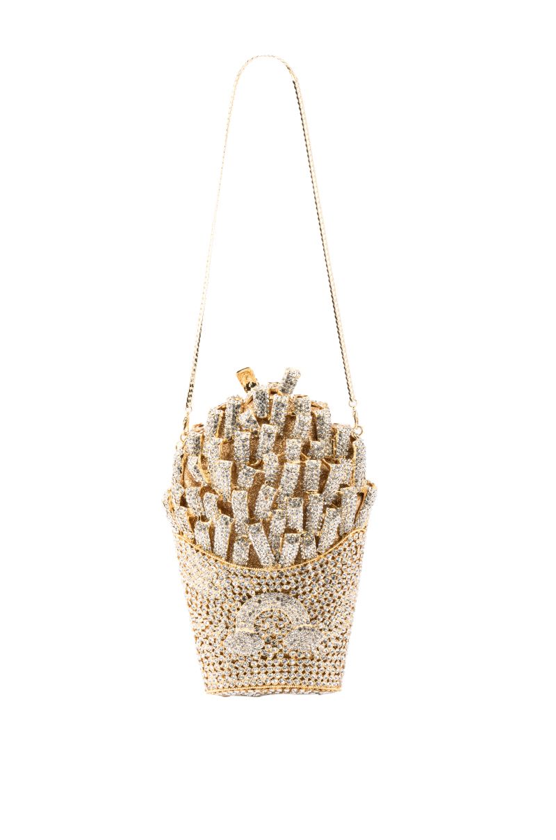 FRENCH FRIED ALL DAY BLINGED CLUTCH Default Title