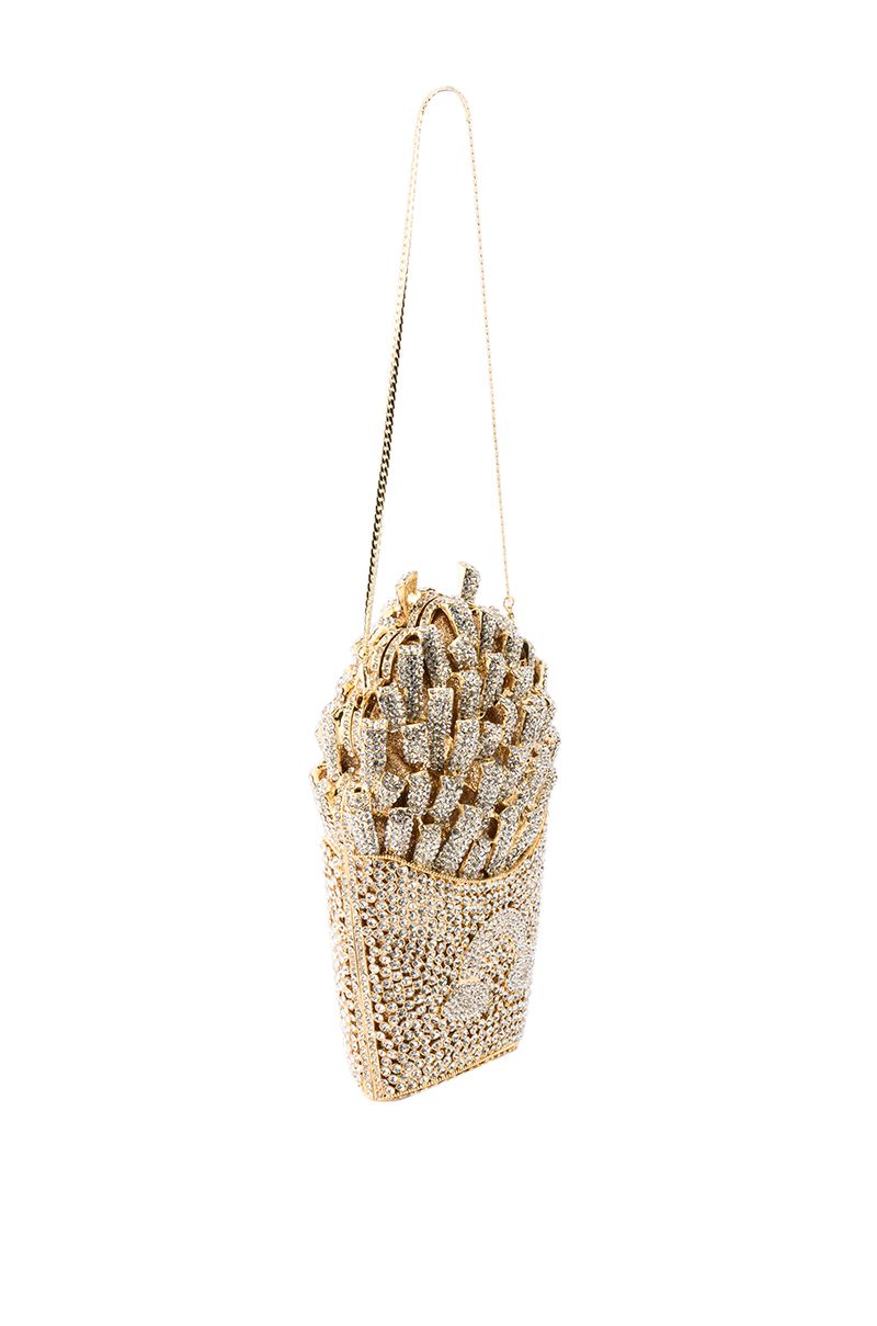 FRENCH FRIED ALL DAY BLINGED CLUTCH Default Title