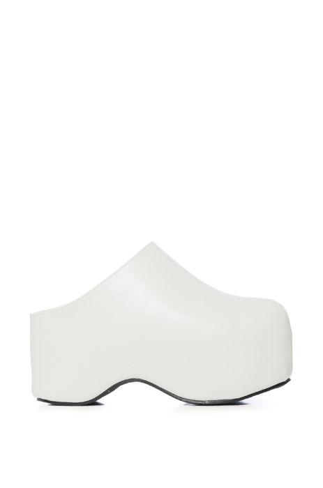 AZALEA WANG BALM WHITE PU CLOG