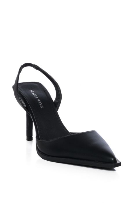 AZALEA WANG DAY AND NIGHT PU PUMP IN BLACK