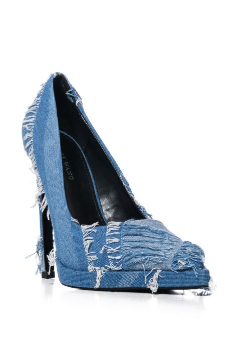 AZALEA WANG GIADA PUMP IN DENIM