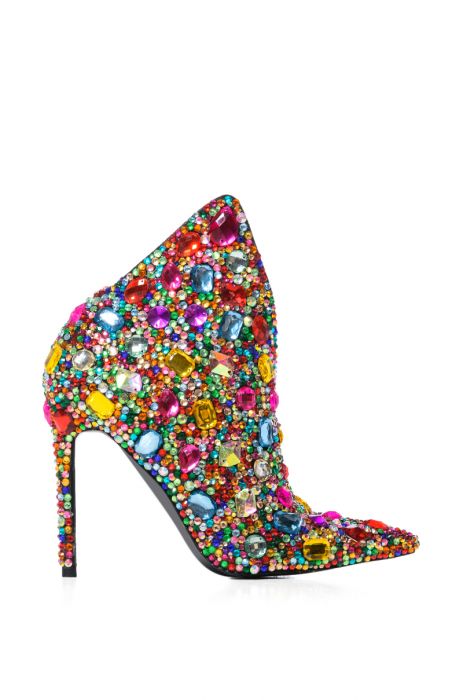 AZALEA WANG NEXT UP EMBELLISHED ANGULAR PUMP IN MULTI