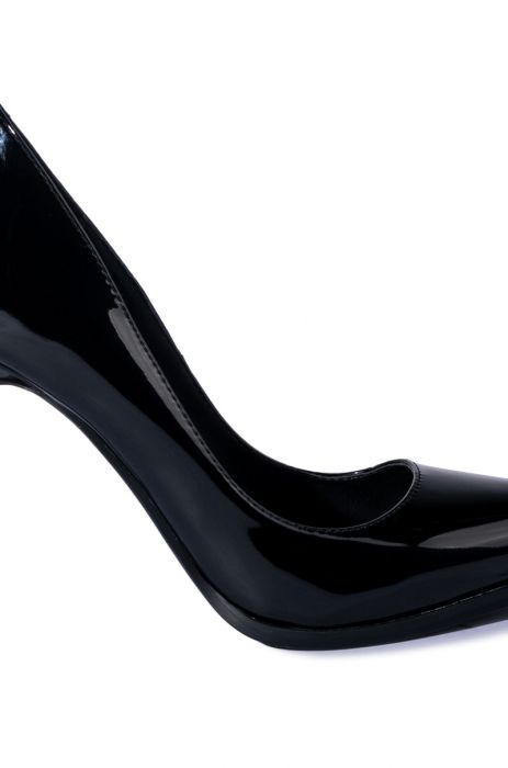AZALEA WANG RECIPE FOR SUCCESS STILETTO PATENT PUMP IN BLACK