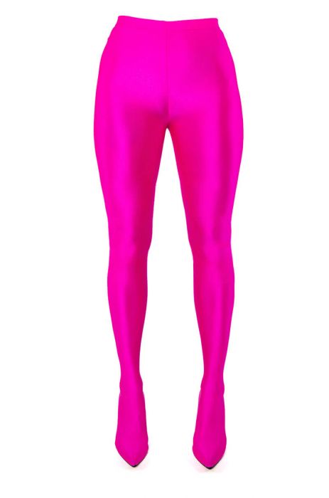 AZALEA WANG STAR STRETCH STILETTO PANT BOOT IN FUCHSIA