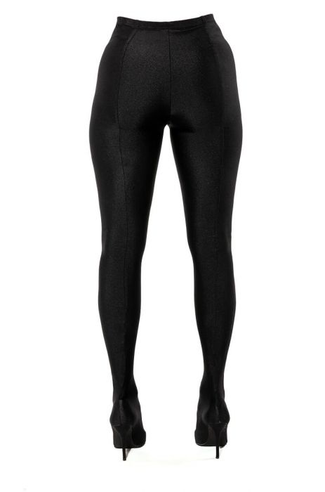 AZALEA WANG STAR STRETCH STILETTO PANT BOOT IN BLACK
