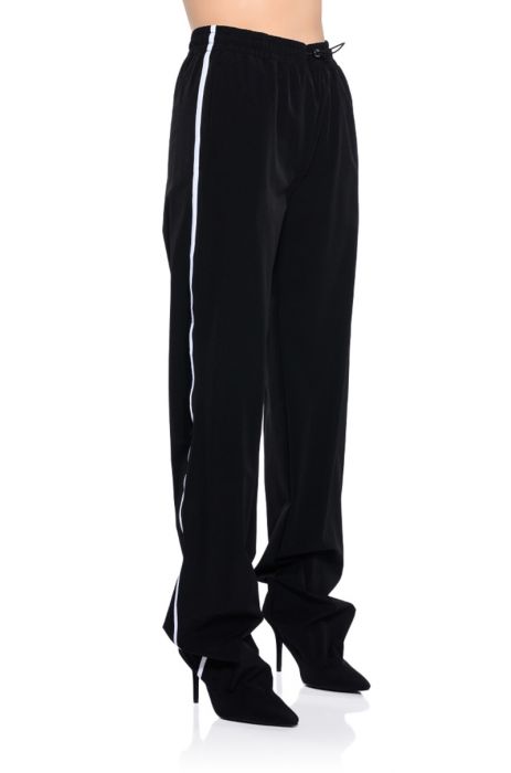 AZALEA WANG TRACK PANT BOOT IN BLACK