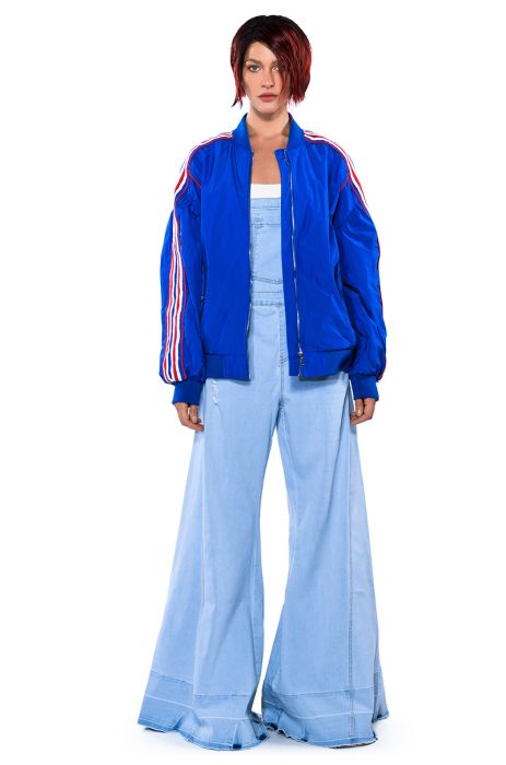 BIG LEAGUES OVERSIZED BOMBER in BLUE