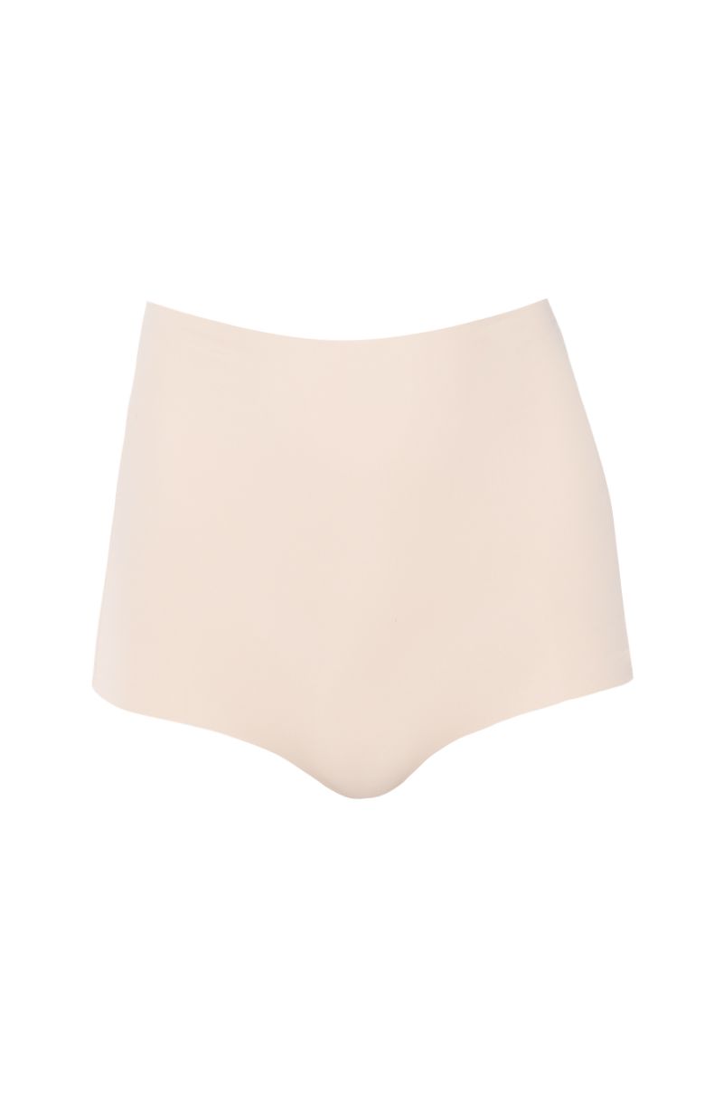 COSMO LAYERING HIGH WAISTED STRETCHY SHORTS IN NUDE