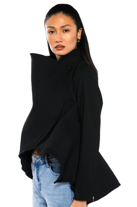 DARKEST KNIGHT MOTO JACKET in black