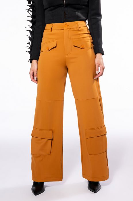 ELEVATED CARGO PANTS IN RUST