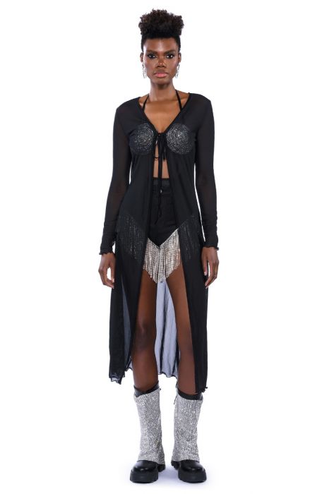HERE FOR IT DUSTER in BLACK