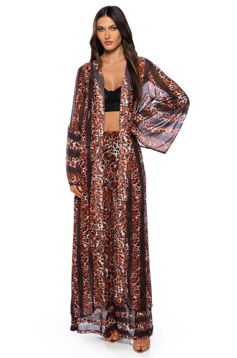 LET IT BE KNOWN LEOPARD DUSTER in leopard