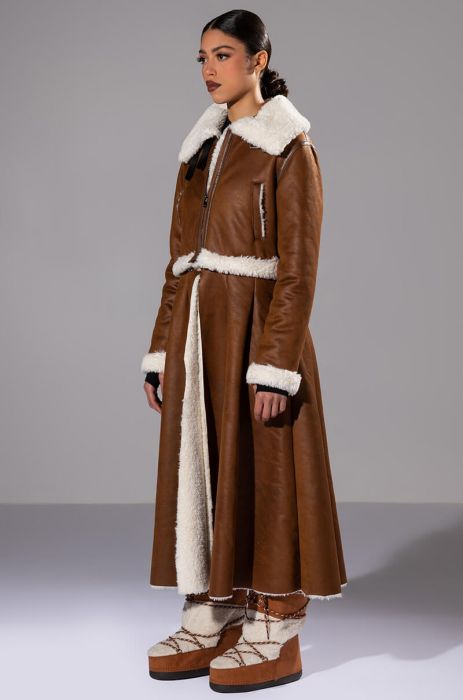 NEW AVIATOR TRENCH WITH ZIP OFF TAIL in CAMEL