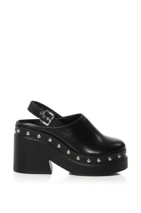 RAVENDELL CHUNKY CLOG IN BLACK