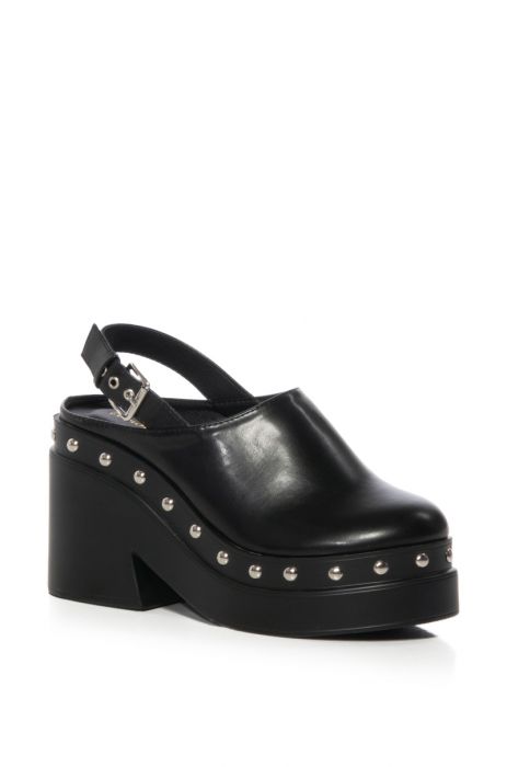 RAVENDELL CHUNKY CLOG IN BLACK